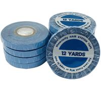 Ruban Adhésif Double Lace Bleu Lace Front Support Bande Ruban Adhensive Pour Remplacement De Trame De Cheveux Et Extension Adhesive Cheveux 0.8cm*12yards