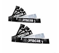 Ruban adhésif effrayant pour Halloween Zombie Danger Caution, 10 m de long pour décoration extérieure et thèmes de maison hantée (2)