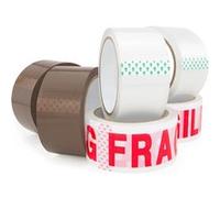 Ruban adhésif - Emballage - Assortiment - Pour colis et déménagement - 6 rouleaux