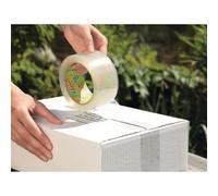 Ruban Adhésif Emballage Écologique 100% Recyclé Tesa Transparent 66m X 50mm