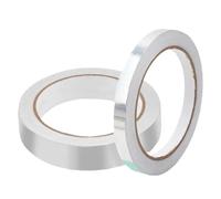 Ruban adhésif en aluminium conducteur haute température 10M, for le soudage et l'isolation thermique de la carte mère du téléphone, rouleaux de 1/2 pièces(2pcs 20mx0.05mmx10mm)