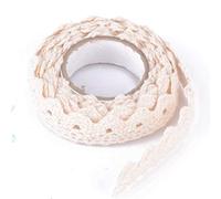 Ruban adhésif en dentelle Washi pour garniture de tissu en coton Crème Processus professionnel