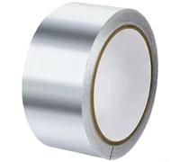 Ruban adhésif en feuille d'aluminium très résistant aux hautes températures - 5,1 cm x 20,5 m - Résistant à la chaleur - Étanche - Pour sceller les évents de sèche-linge (3 cm x 10 m)