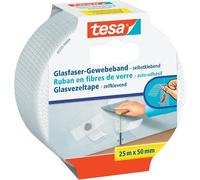 Ruban adhésif en fibre de verre (L x l) 25 m x 50 mm blanc TESA 05255-00004-00