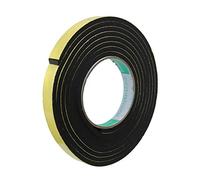 Ruban adhésif en mousse EVA simple face étanche pour isolation de porte et fenêtre, bande d'étanchéité en mousse haute densité 12 mm (L) x 3 mm (épaisseur) x 5 m (L)