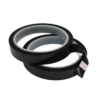 Ruban adhésif en polyimide noir 33 m, isolant mat résistant aux hautes températures for la protection des circuits imprimés électroniques(40mm)