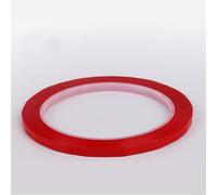 Ruban adhésif en PVC sans acide pour touche de violon, 66 m de long et 3 mm de large, pour instruments à cordes, y compris alto, violoncelle et basse (5 mm, rouge)