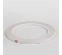 Ruban adhésif en PVC sans acide pour violon, alto, violoncelle et basse, retrait facile pour la pratique des étudiants (rouge) (5 mm, blanc) 66 m x 3 mm