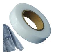 Ruban adhésif en tissu pour ourlets, rouleau de ruban adhésif double face - Patch en lin thermocollant à fixation rapide pour mariage, bal, voyage, rendez-vous, col de robe