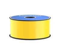 Ruban Adhésif en Vinyle de Qualité Supérieure pour Étiquette, Rouleau Etiqueteuse DuraLabel, LabelTac, VnM, SafetyPro et autres, Jaune, 5,1 cm x 40,5 m
