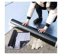 Ruban adhésif épais et imperméable en asphalte - Patch d'étanchéité en feuille d'aluminium facile à utiliser pour la réparation de toitures, fenêtres et allées - Solution ultra-résistante de