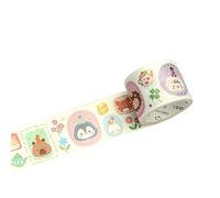 Ruban adhésif esthétique en forme d'animal de dessin animé, décoration pour scrapbooking, journal, album photo, 3 cm x 3 m
