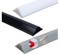 Ruban adhésif étanche en silicone pour douche - Barrière flexible de 4 m pour sol de pièce humide - Mastic gris pour salles de bains et douches - Résistant à l'humidité et à la moisissure