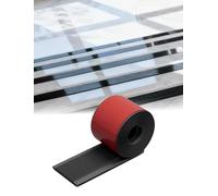 Ruban adhésif for bordure d'escalier en PVC, ruban adhésif imperméable for escaliers intérieurs/extérieurs, rampes/marches, couvre-marches antidérapants (4 x 100 cm)(Black,4x100cm/1.56x39in)