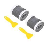 Ruban adhésif fort pour réparation d'écran de fenêtre, Patch en maille polyvalent découpable pour porte fenêtre douche Drain en plastique 2 pièces