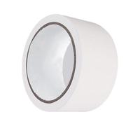 Ruban adhésif Gaffer mat pour photographie Blanc 50 mm x 10 m | Résistant, facile à déchirer, imperméable, réparation de livres, fond de film, câble de scène