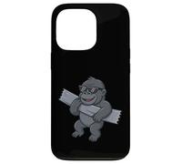 Ruban adhésif Gorilla Amusant pour Les Amoureux des Animaux, garçons et Filles Coque pour iPhone 13 Pro