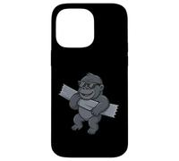 Ruban adhésif Gorilla Amusant pour Les Amoureux des Animaux, garçons et Filles Coque pour iPhone 14 Pro Max
