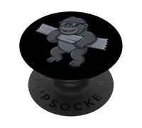 Ruban adhésif Gorilla Amusant pour Les Amoureux des Animaux, garçons et Filles PopSockets PopGrip Adhésif