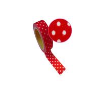 RUBAN ADHESIF - GRAINE CREATIVE - BORDEAUX - 15x10m - Mixte - Pois