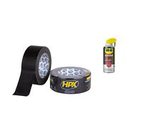 HPX Ruban adhésif toile Scotch américain Noir 50 mm x 50 m