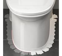 Ruban adhésif imperméable en PVC pour toilettes indispensable pour un environnement sec de salle de bain (transparent)