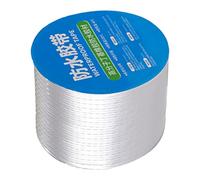 Ruban adhésif imperméable, ruban butyle - Ruban en caoutchouc butyle à liaison forte,Scellant de toit en feuille d'aluminium résistant aux températures, bouclier thermique à bande flexible pour l'étan