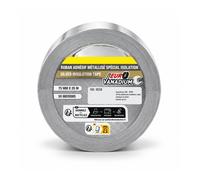 Ruban adhésif isolant thermique EURO VANADIUM métallisé spécial isolation 25 m gris alu