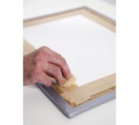 Ruban adhésif kraft, 200 m x 40 mm, blanc