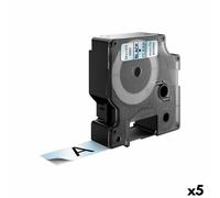 Ruban adhésif laminé pour l'identification des machines Dymo D1 45800 LabelManager™ noir translucide