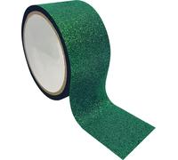 Ruban Adhésif Large Queen Tape 4,8 Cm Vert Pailleté
