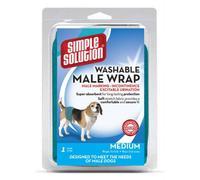 Simple Solution Couche Enveloppante Et Lavable Pour Chien Male - Taille Moyenne