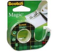 Ruban adhésif magic 810, invisible, en devidoir 19mm x 7,5 m scotch 11219 G