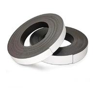 ruban adhésif magnétique, Black Self Adhesive Flexible Rubber Magnetic Strip 10-50x1.5mm 1-10m For DIY Art Projects(Black 5meter,50X1.5mm)
