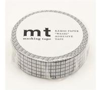 Ruban adhésif - Masking Tape - Quadrillé noir - 7m x 15mm Noir G