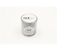 Ruban adhésif - MT CASA - Motif cubes noir - 5 cm x 10 m Noir G