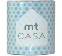 Ruban adhésif - MT CASA - Pois bleu glace - 5 cm x 10 m