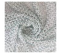 Ruban adhésif multicolore en maille avec strass SS10 pour couture (blanc, 40 x 50 cm)