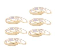 Ruban Adhésif Nail Art Beige, 18 Rouleaux, pour Séparation des Couleurs