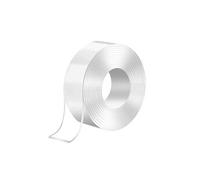 Ruban Adhésif Nano Tape Fixation Double-face 3cm x 1m et sans Perçage Blanc