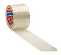 Ruban adhésif polypropylène extralarge tesa transparent 75 mm x 66 m - lot de 4 - transparent - tesa G