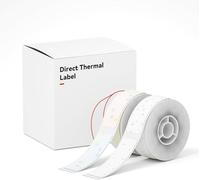 Ruban adhésif pour imprimante D11/D110/D101, 2 rouleaux de papier adhésif imperméable pour Niimbot D11, 14×50mm(Heart Dot)