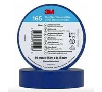 3M Temflex™ 165 165BL1E Ruban isolant Temflex™ 165 bleu (L x l) 10 m x 15 mm