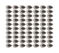 Ruban adhésif pour les yeux de leurre de pêche avec autocollants plats holographiques 2D et dos adhésif pour une meilleure apparence et attraction des leurres (L)