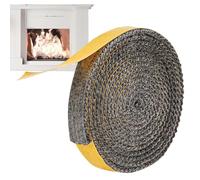 Ruban adhésif pour poêle - Bande thermocollante, revêtement de cheminée | Corde adhésive haute température, scellant de fenêtre durable pour chauffage à bois, réparation de verre aislam