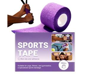 Ruban adhésif pour poignée | Adhésif portable antidérapant | Rouleau de ruban adhésif pour poignée de badminton | Utilisation pour crosse de hockey Poignées de vélo Haltérophilie et entraînement à la