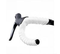 Ruban adhésif pour vélo de route en polyuréthane de qualité supérieure pour surface absorbant la transpiration avec rembourrage pour vélo 200 cm de longueur (blanc, 1 paire)