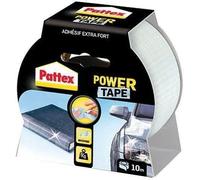 Pattex Ruban adhésif Power Tape – Transparent 10 m, extra fort, toilée tous supports, étanche