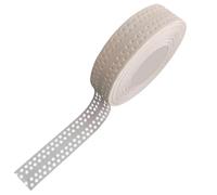Ruban Adhésif PVC pour Joints, Bande de jointoiement autocollante en PVC pour la construction sèche Joint d'étanchéité pour placoplâtre & protection d'angle pour angles intérieurs/extérieurs (40mx5cm)