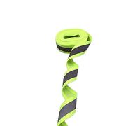 Ruban adhésif réfléchissant, argent, à coudre, tissu de sécurité, bande de protection décorative, 15 mm x 10 m (vert fluorescent)